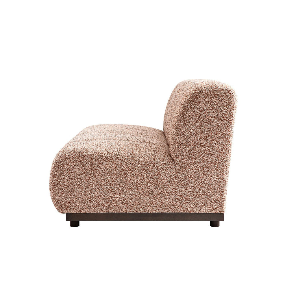 Granvia Musk Blush Boucle Modular Sofa, 2-Seater Sofa