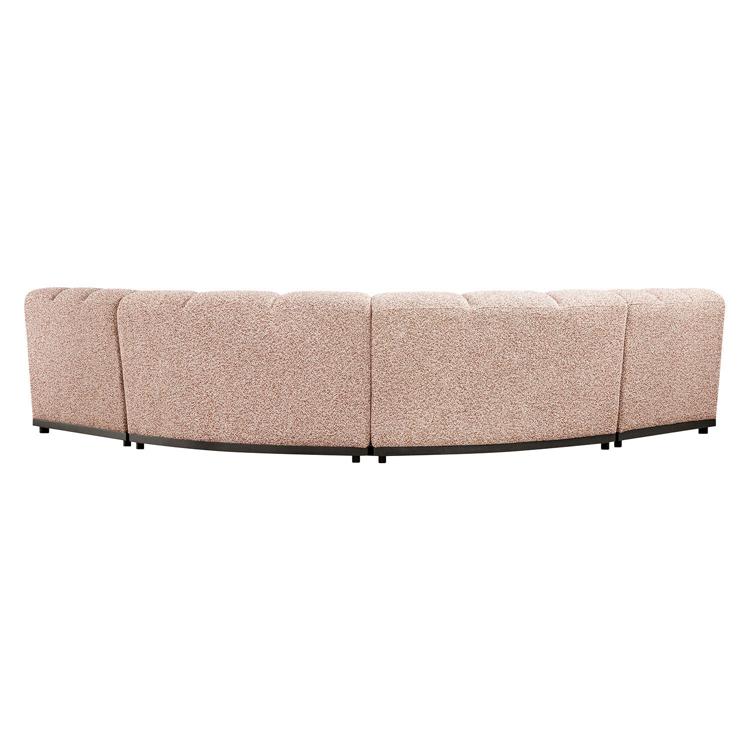 Granvia Musk Blush Boucle Modular Sofa, 4-Seater Large Corner Sofa