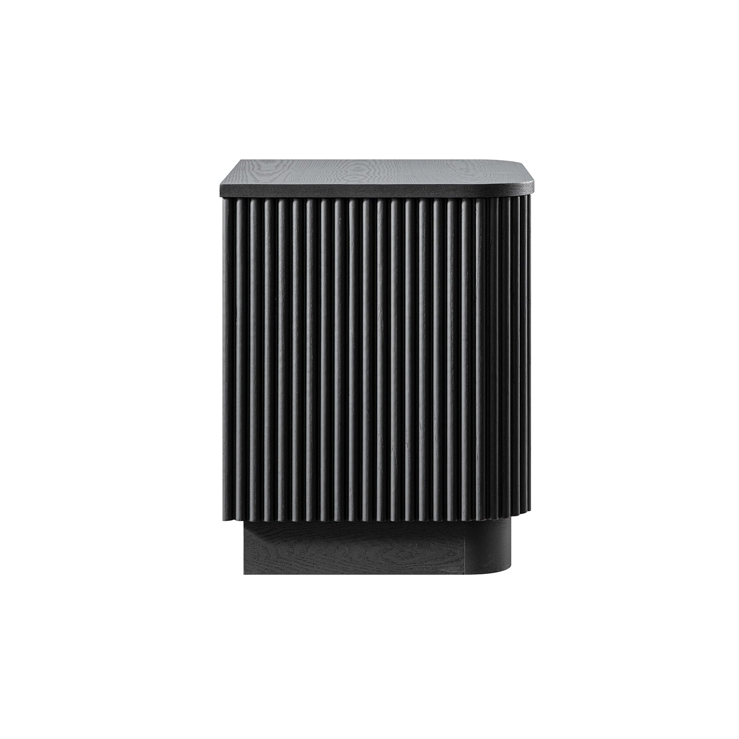 Maru 1-Drawer Bedside Table, Black