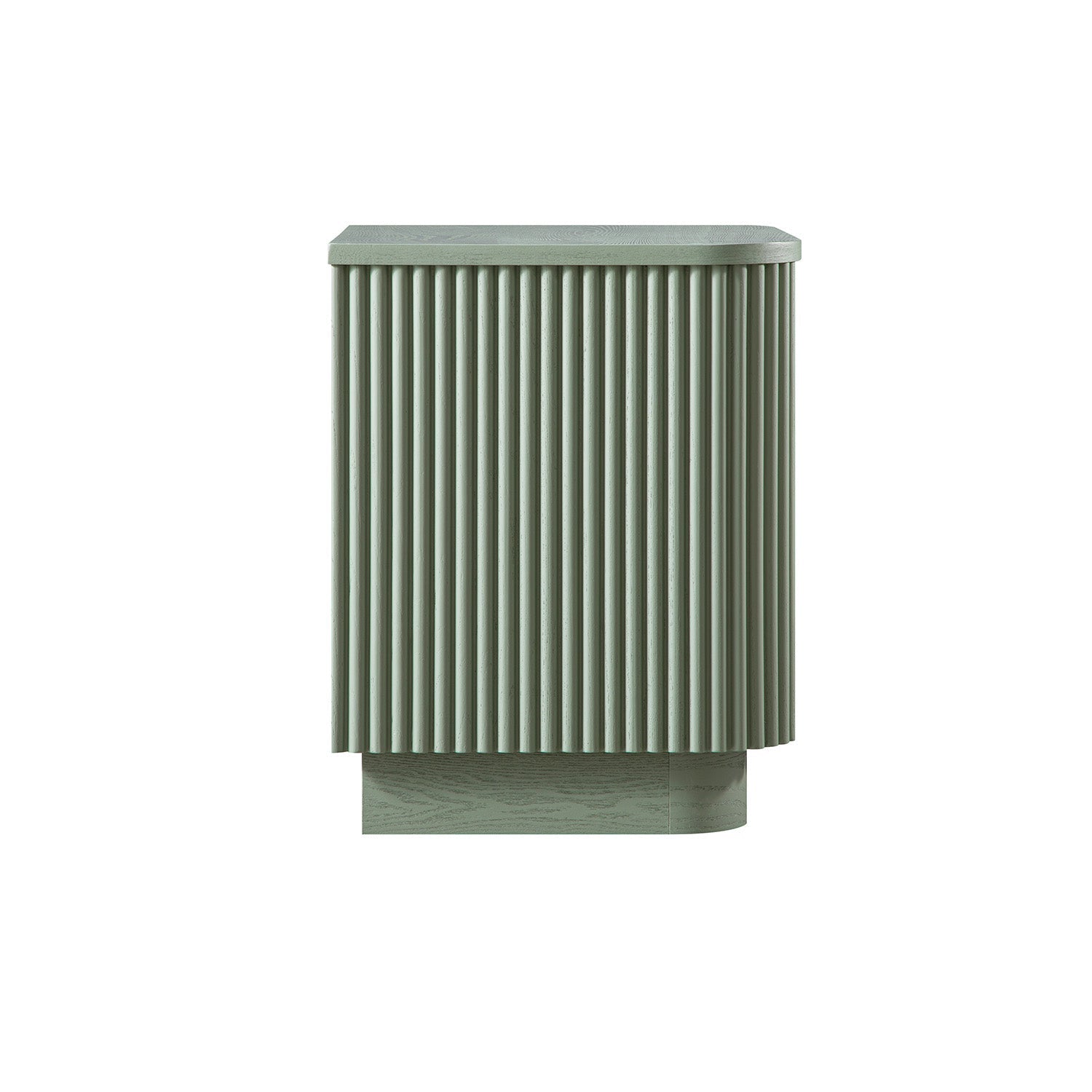 Maru 2-Drawer Bedside Table, Sage Green