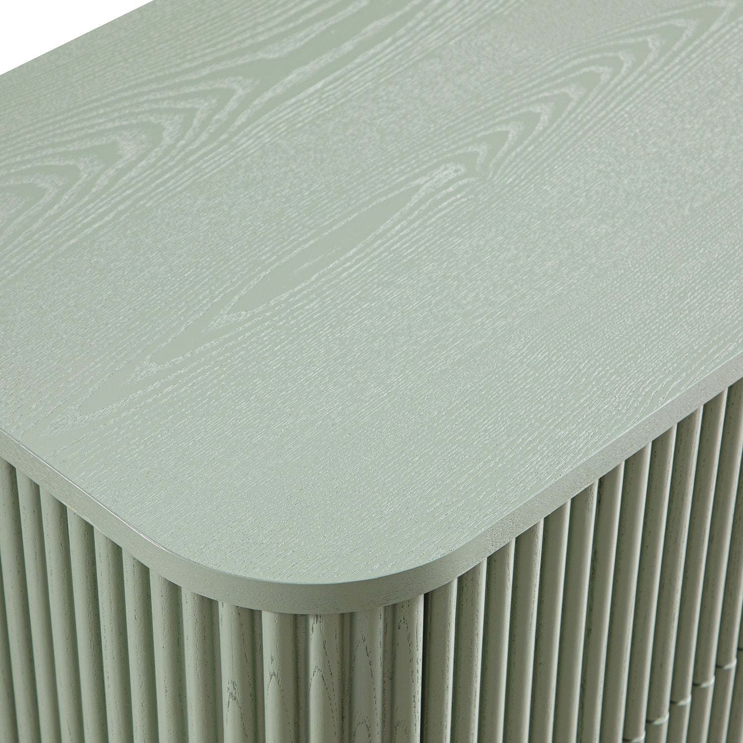 Maru 2-Drawer Bedside Table, Sage Green