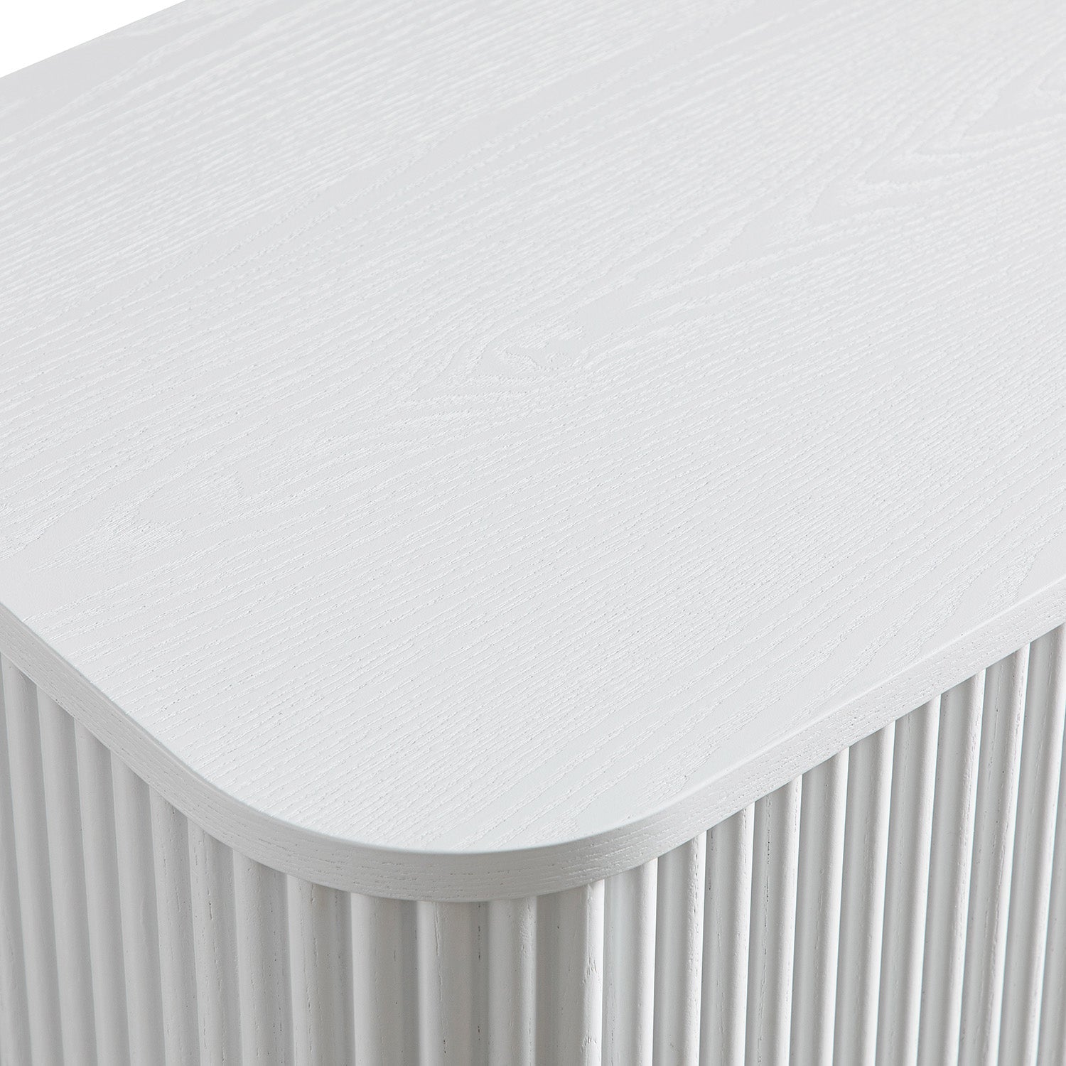 Maru 2-Drawer Bedside Table, Washed White