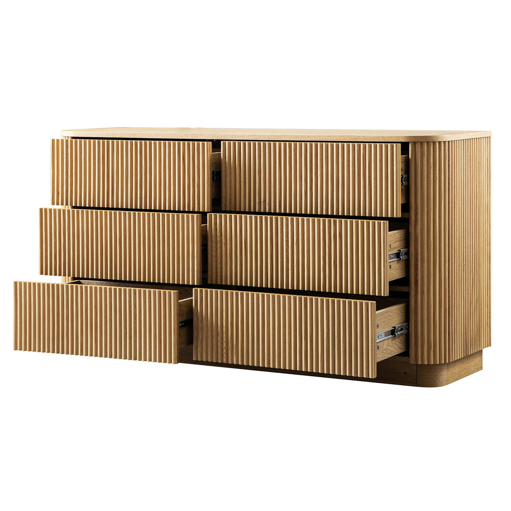 Maru Chest of 6 Drawers, Oak