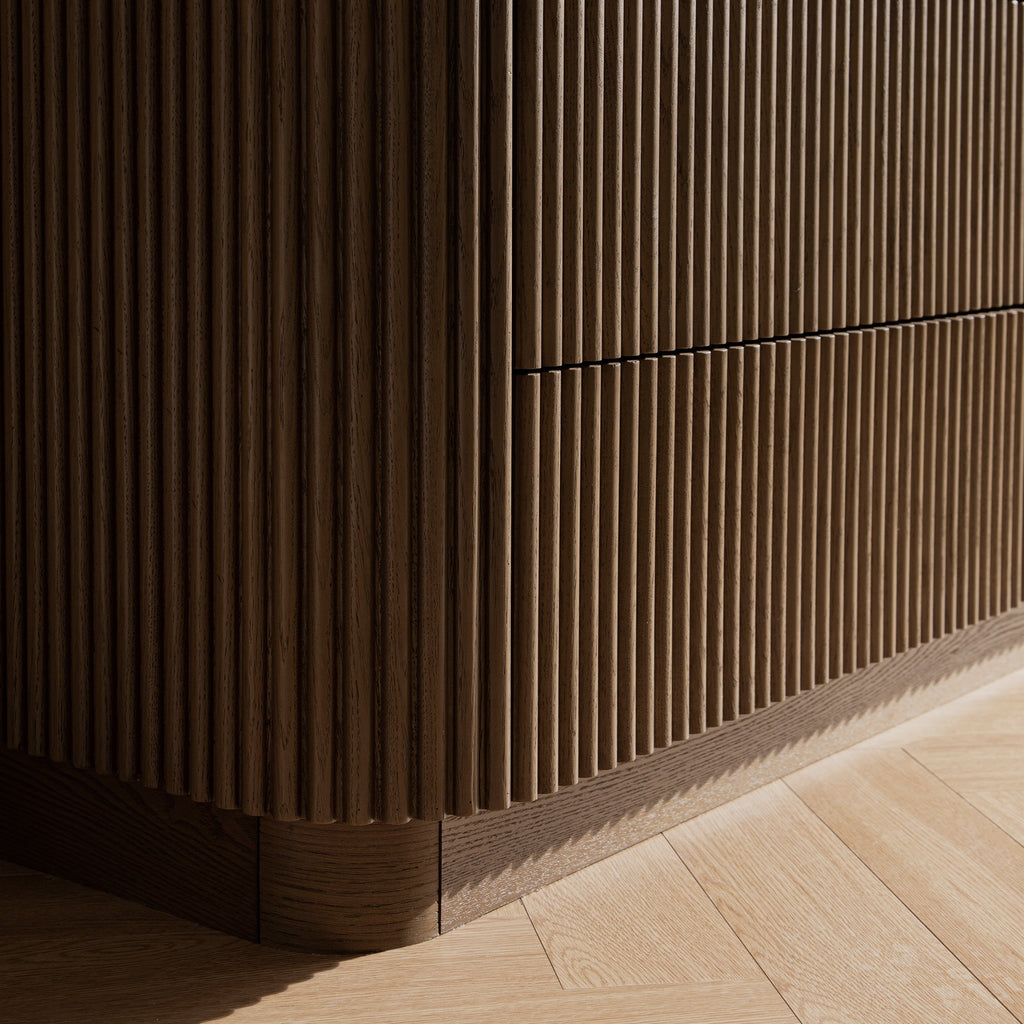 Maru Chest of 6 Drawers, Silver Oak