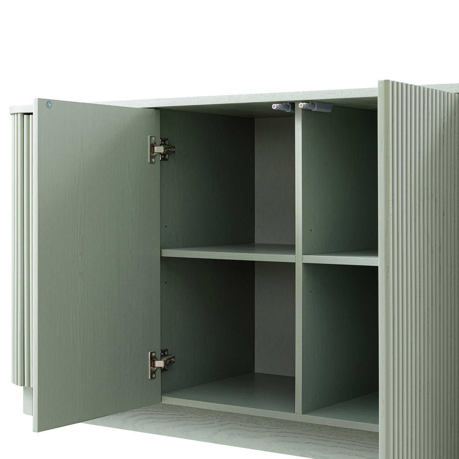 Maru Large 4-Door Sideboard, Sage Green