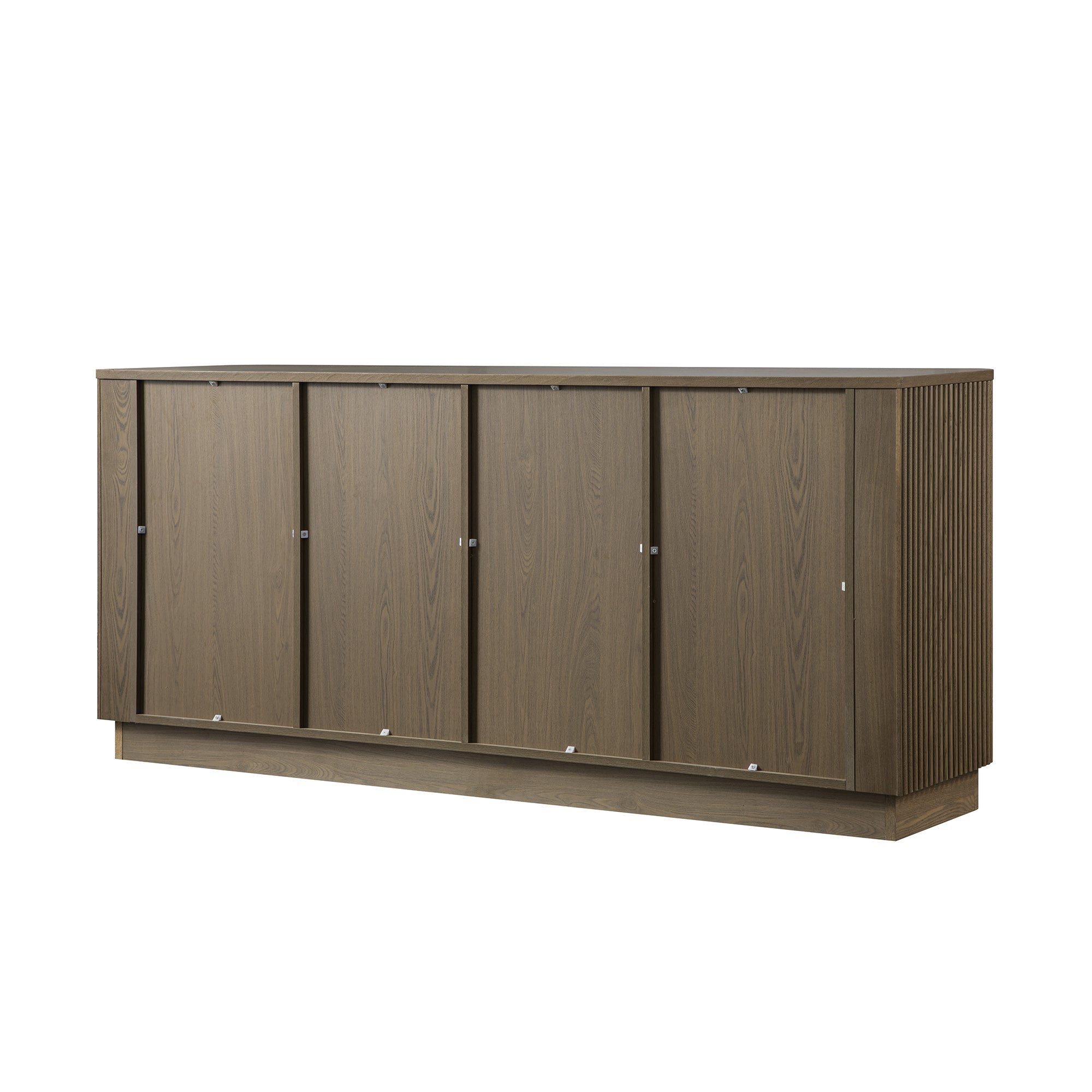 Maru Large 4-Door Sideboard, Silver Oak