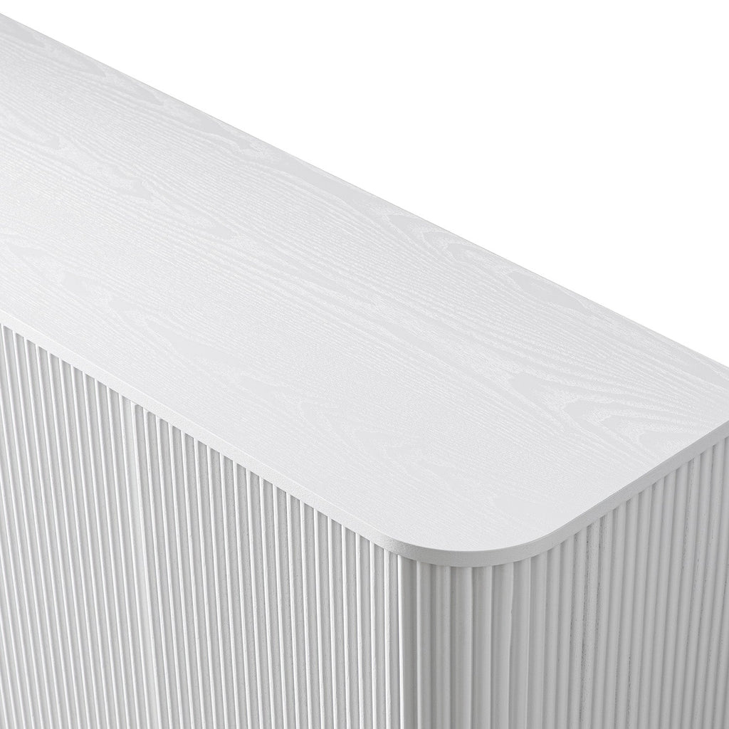 Maru Large 4-Door Sideboard, Washed White