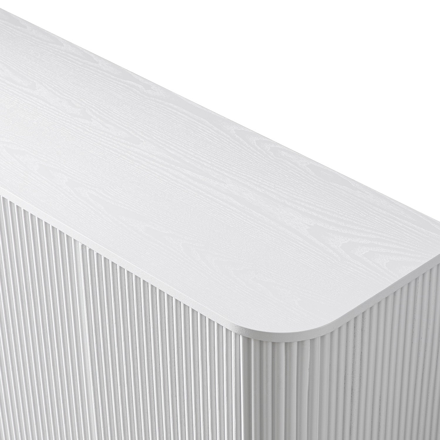 Maru Large 4-Door Sideboard, Washed White