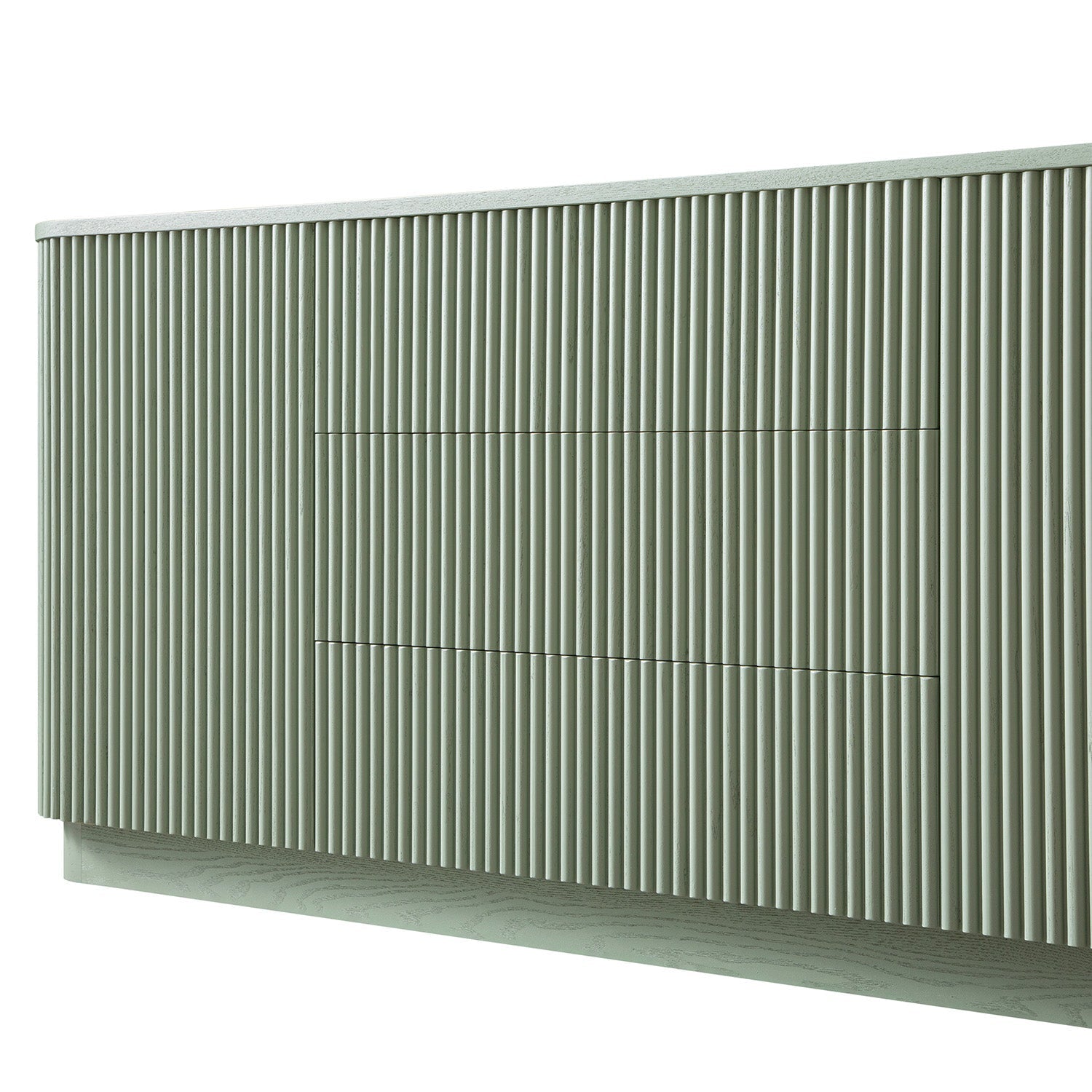 Maru Large 2-Door Sideboard with Drawers, Sage Green