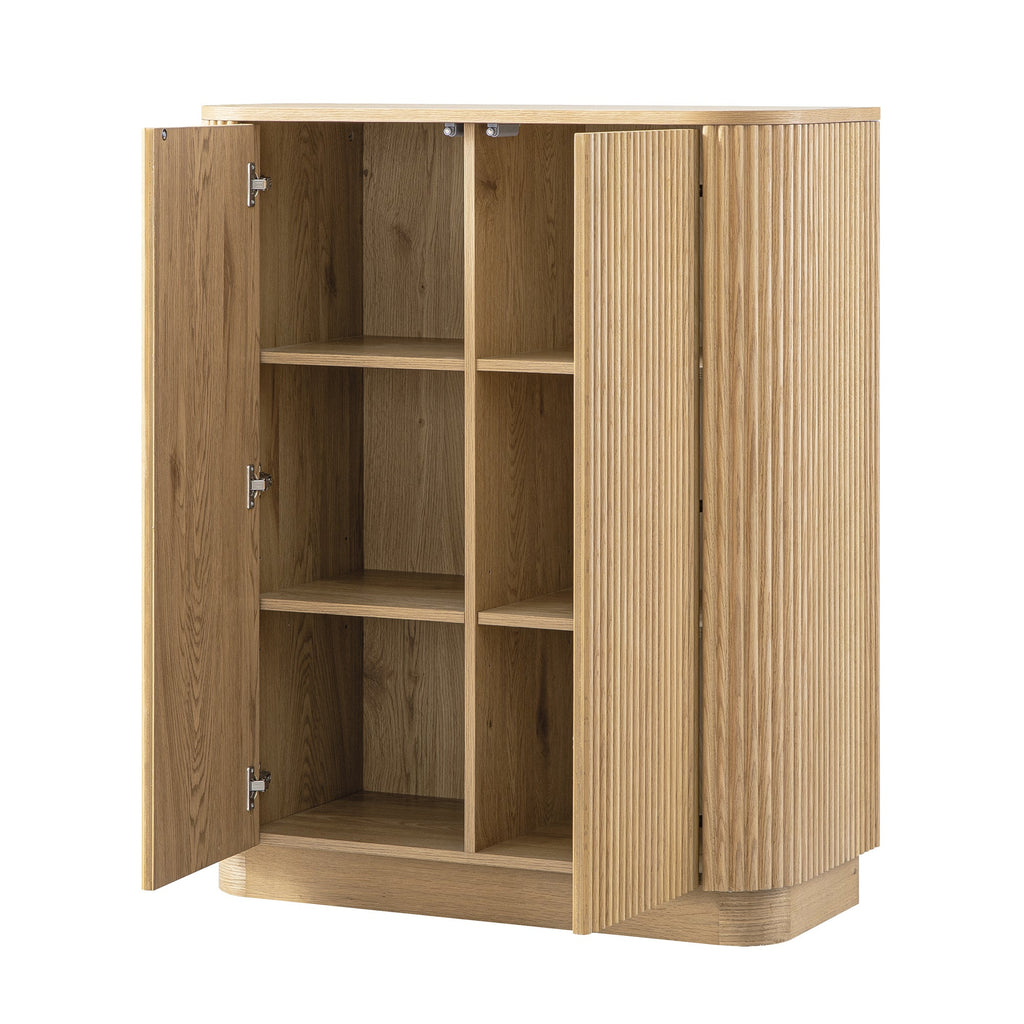 Maru Tall Cabinet, Oak