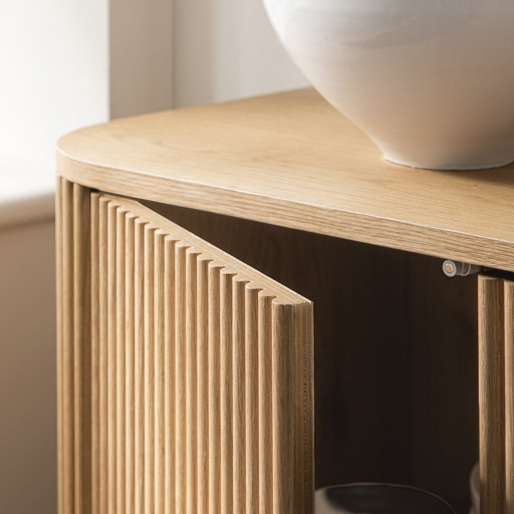 Maru Tall Cabinet, Oak