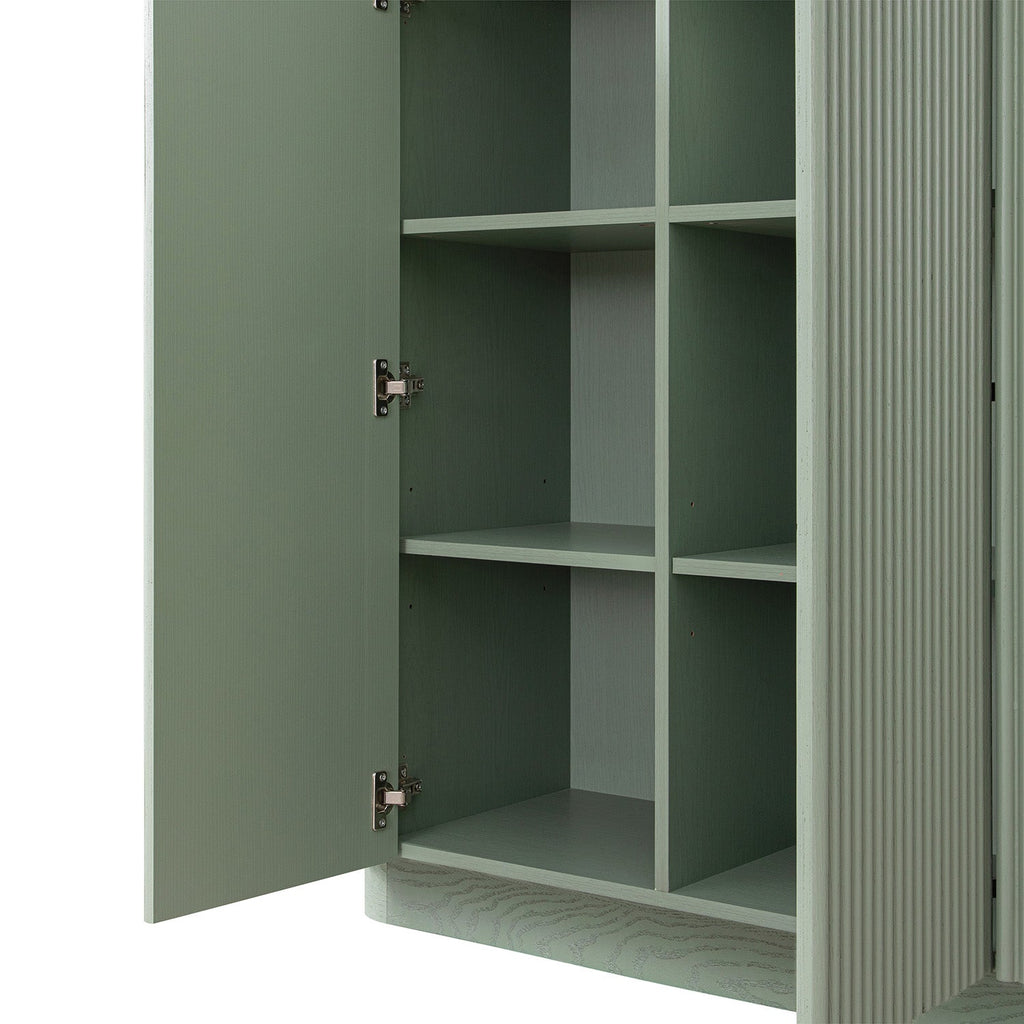 Maru Tall Cabinet, Sage Green