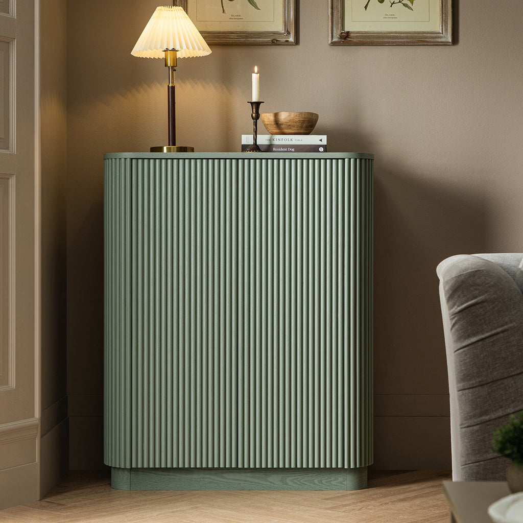 Maru Tall Cabinet, Sage Green