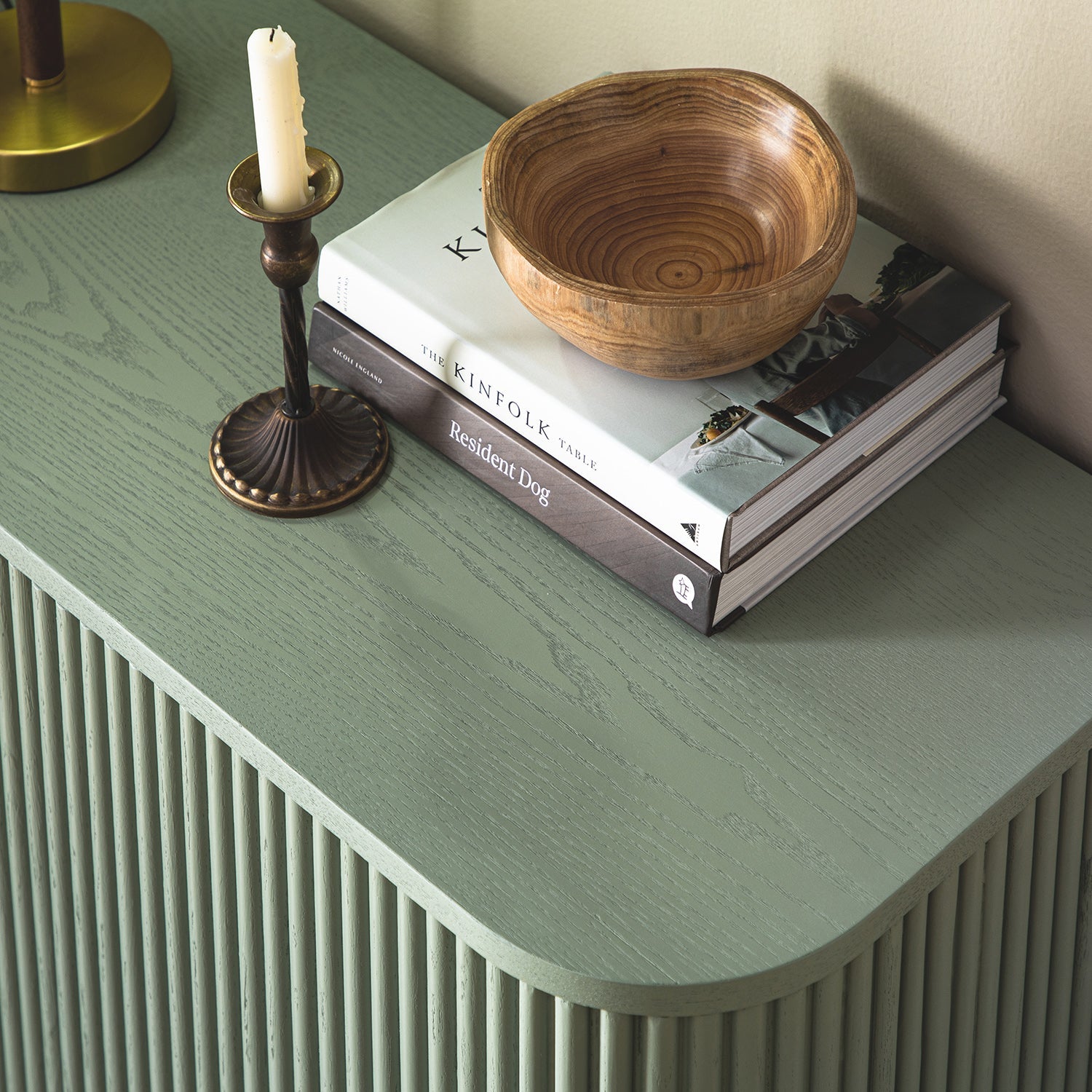 Maru Tall Cabinet, Sage Green