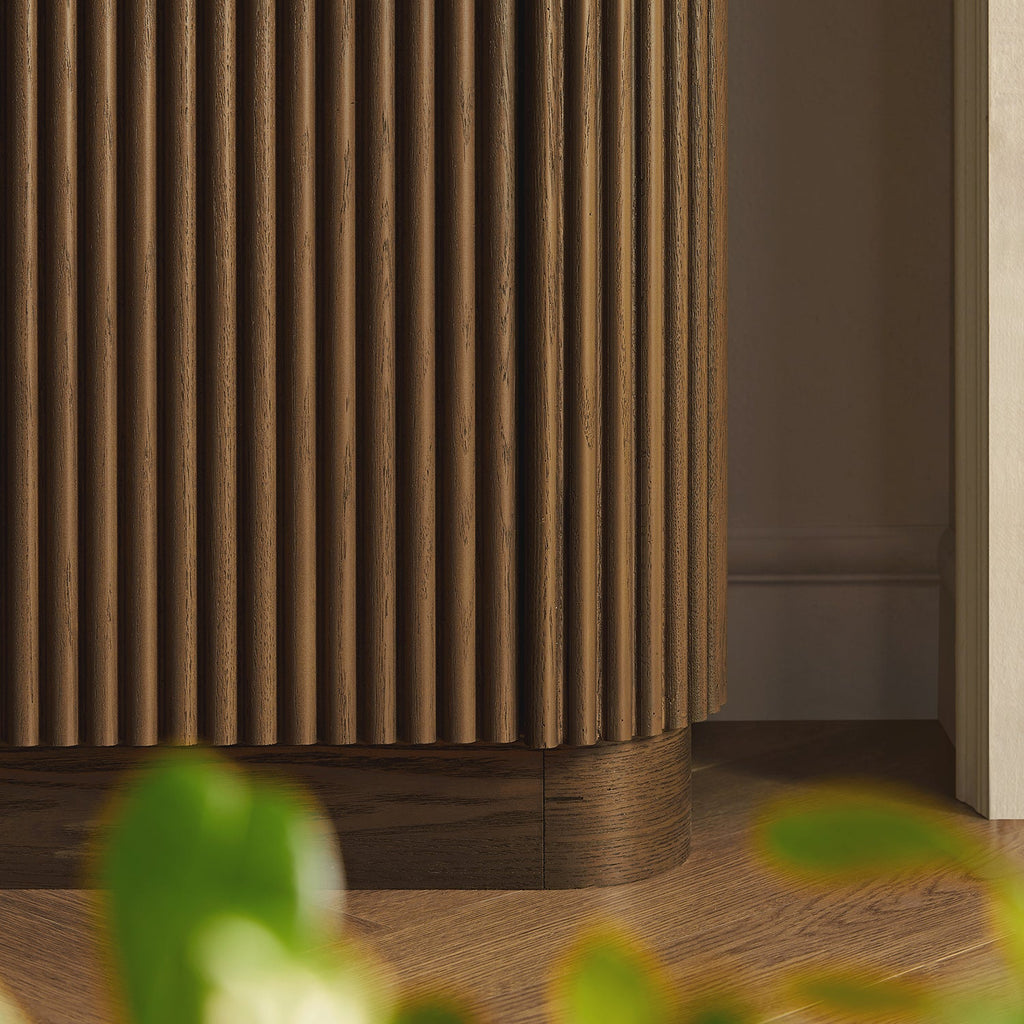 Maru Tall Cabinet, Silver Oak