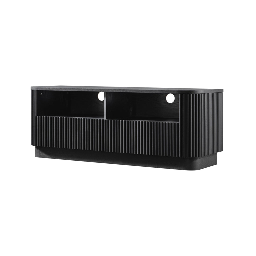 Maru 120cm TV Unit with Drawers, Black