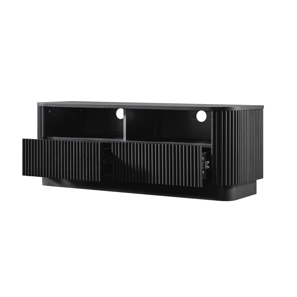 Maru 120cm TV Unit with Drawers, Black