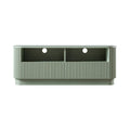 Maru 120cm TV Unit with Drawers, Sage Green