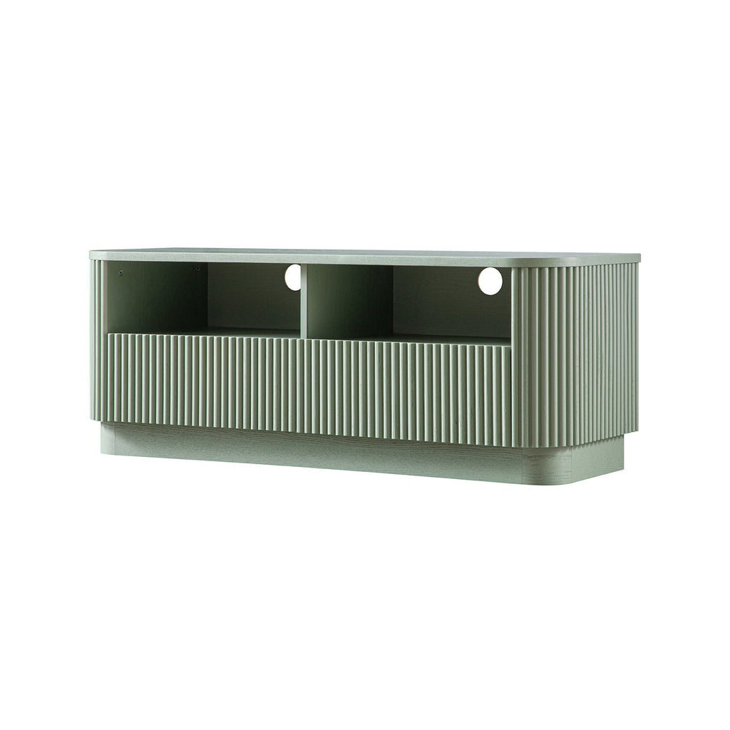 Maru 120cm TV Unit with Drawers, Sage Green