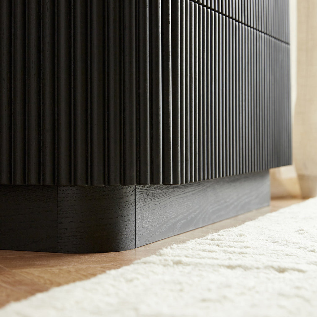 Maru Chest of 3 Drawers, Black