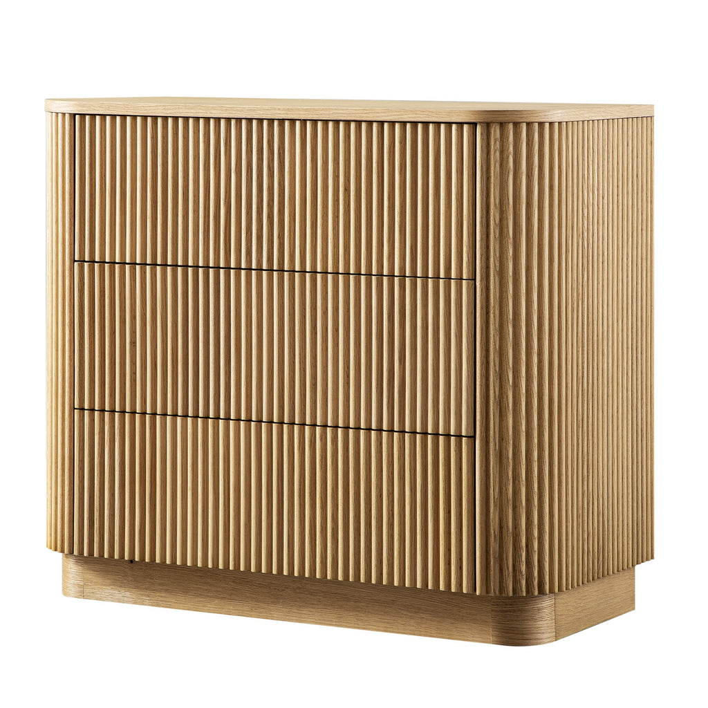 Maru Chest of 3 Drawers, Oak