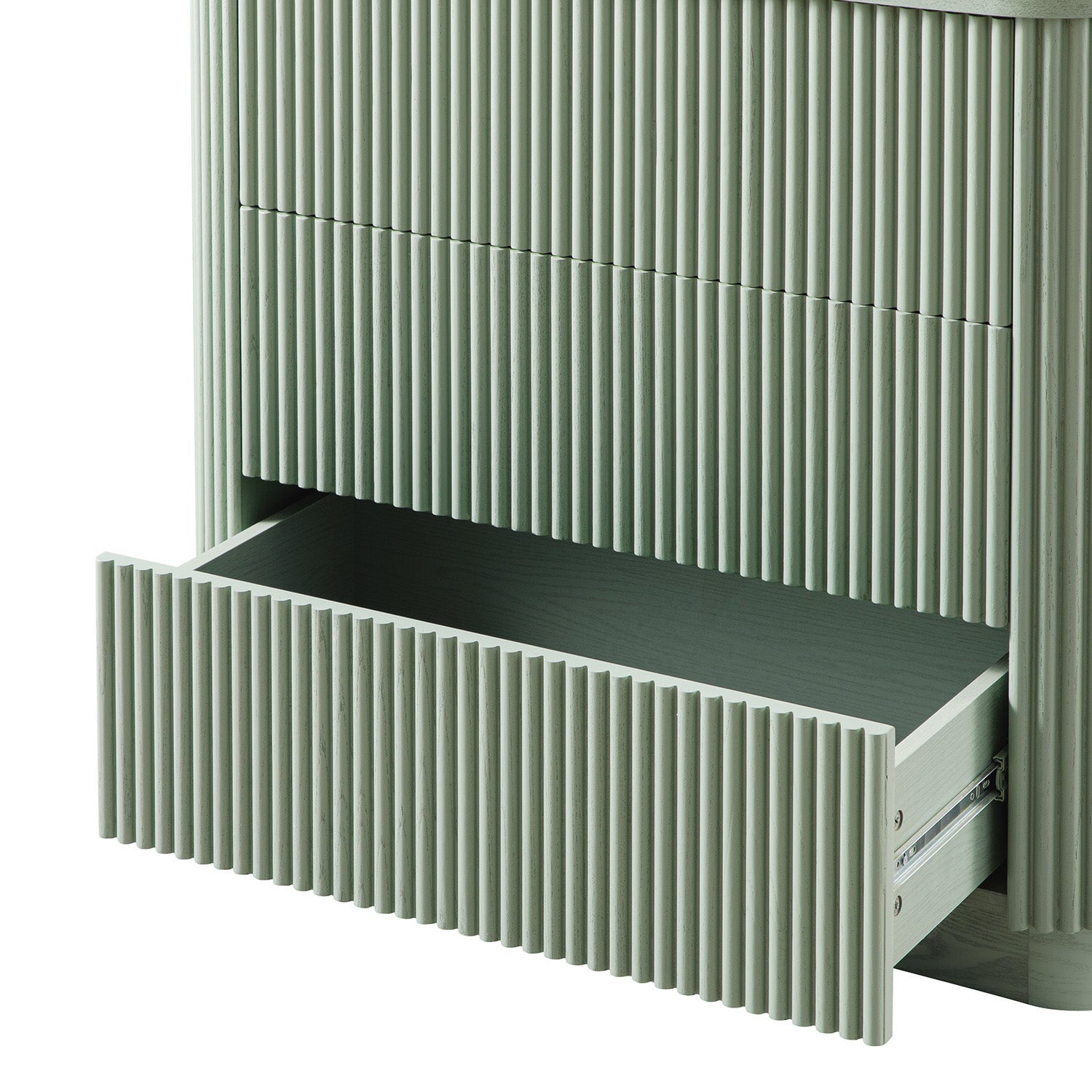 Maru Chest of 3 Drawers, Sage Green