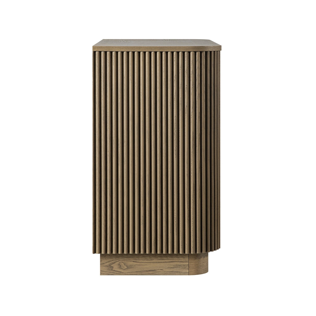 Maru Chest of 3 Drawers, Silver Oak