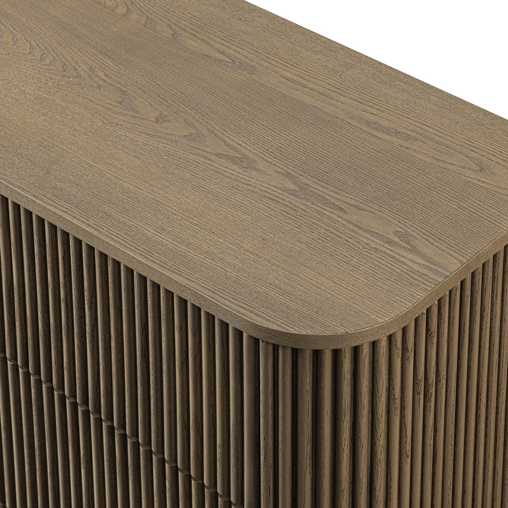 Maru Chest of 3 Drawers, Silver Oak