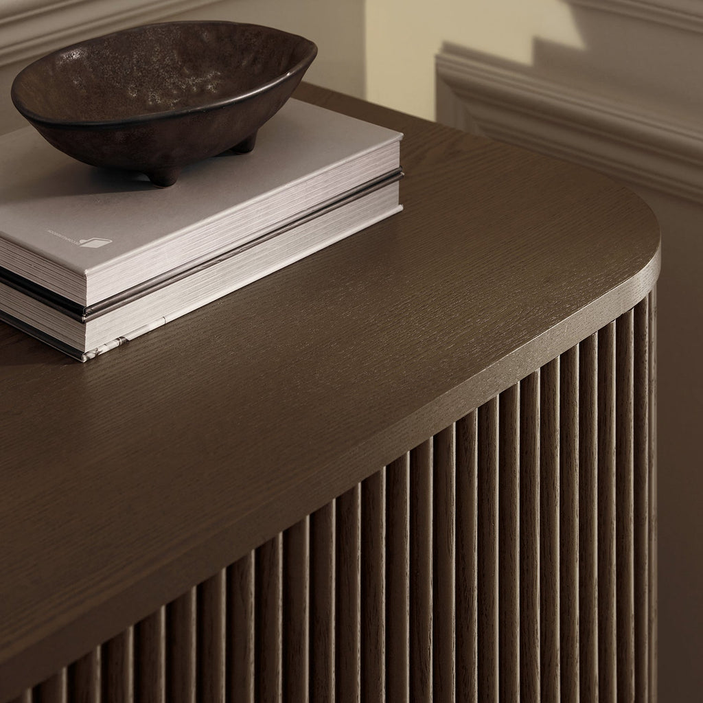 Maru Chest of 3 Drawers, Silver Oak