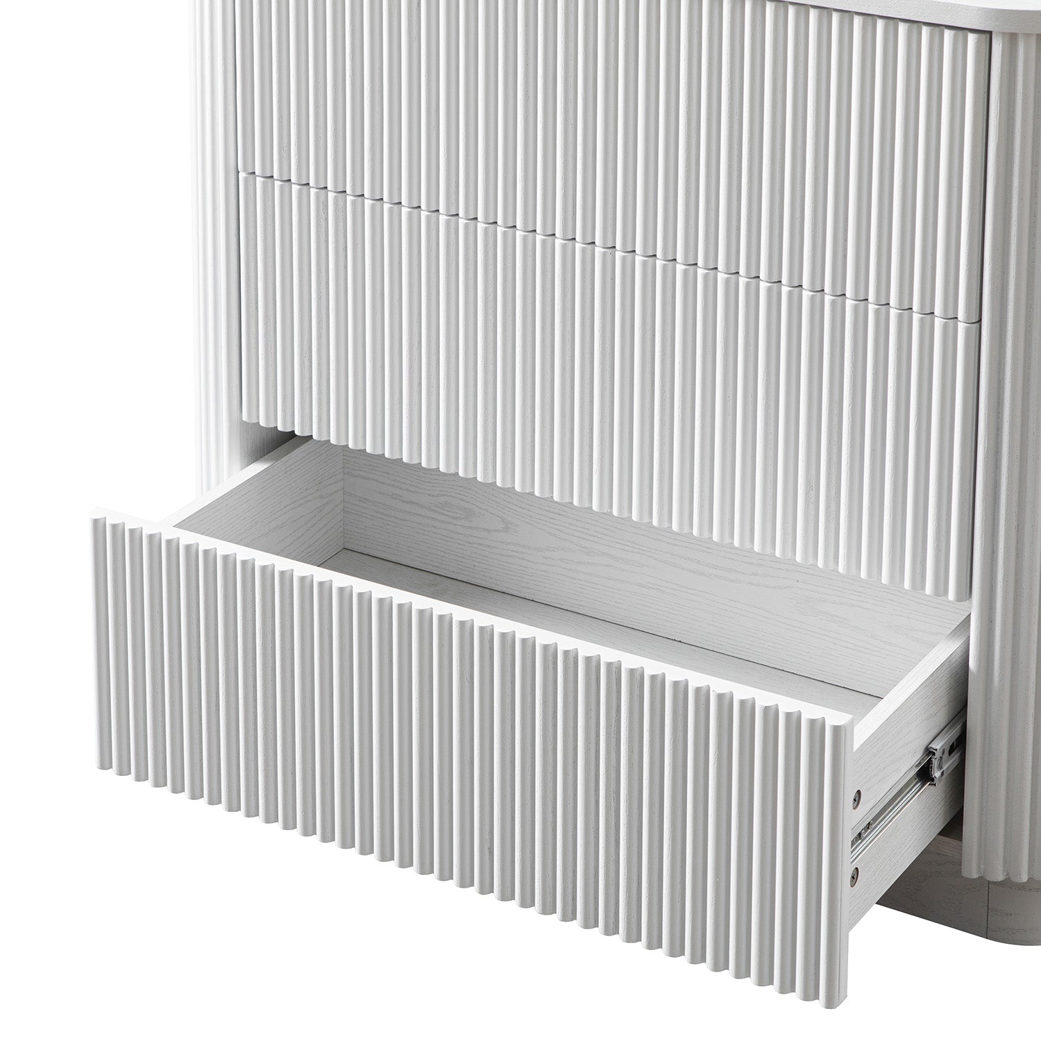 Maru Chest of 3 Drawers, Washed White