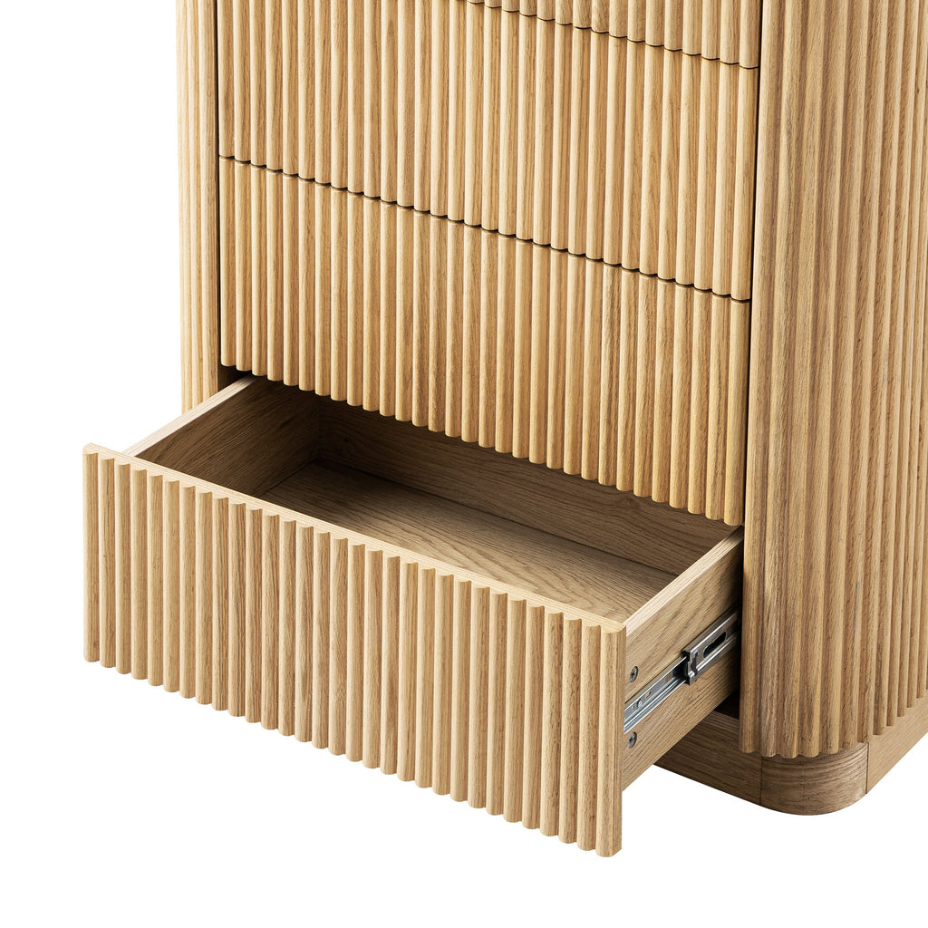 Maru Chest of 5 Drawers, Oak