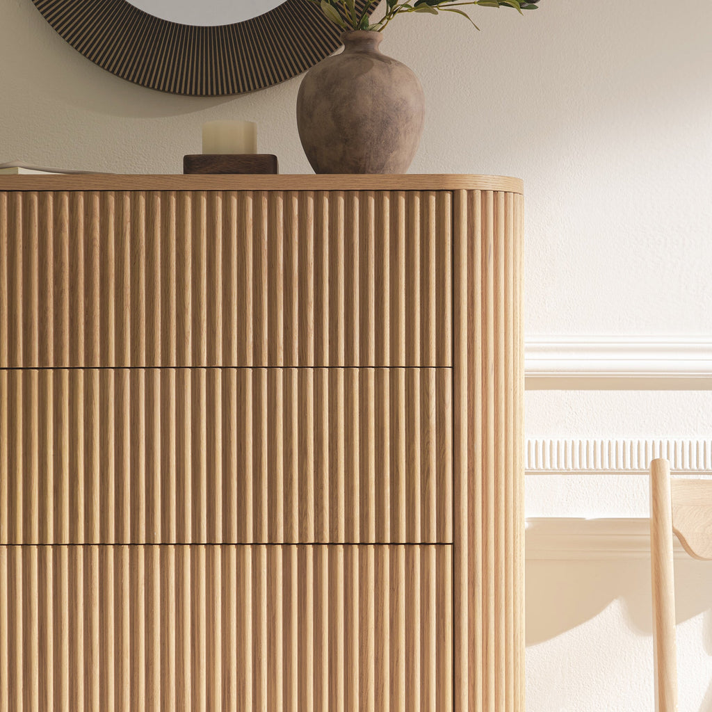 Maru Chest of 5 Drawers, Oak