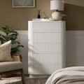 Maru Chest of 5 Drawers, Washed White