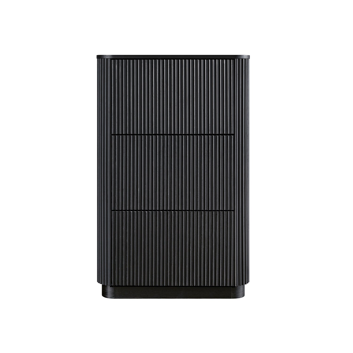 Maru 3-Door Shoe Storage Cabinet, Black