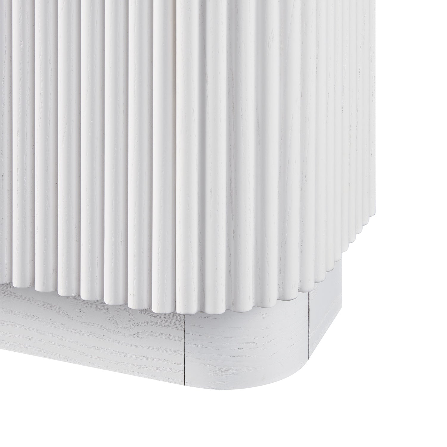 Maru 3-Door Shoe Storage Cabinet, Washed White