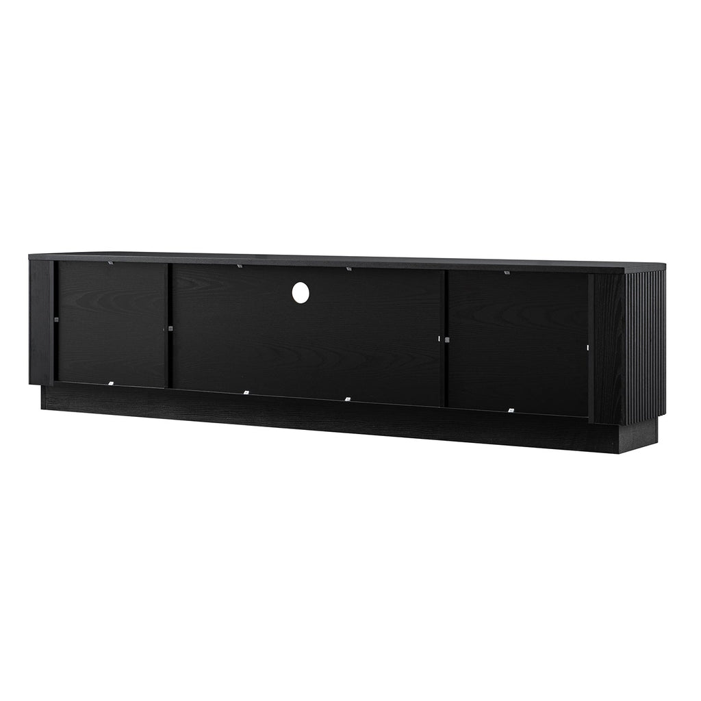 Maru 200cm Wide TV Unit with Drawers, Black