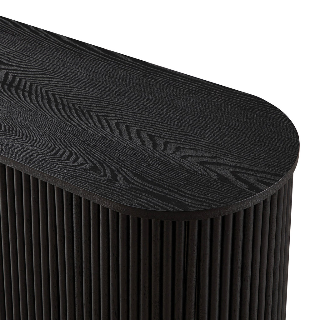 Maru Storage Ottoman Bench, Black