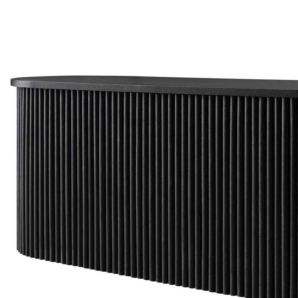 Maru Storage Ottoman Bench, Black