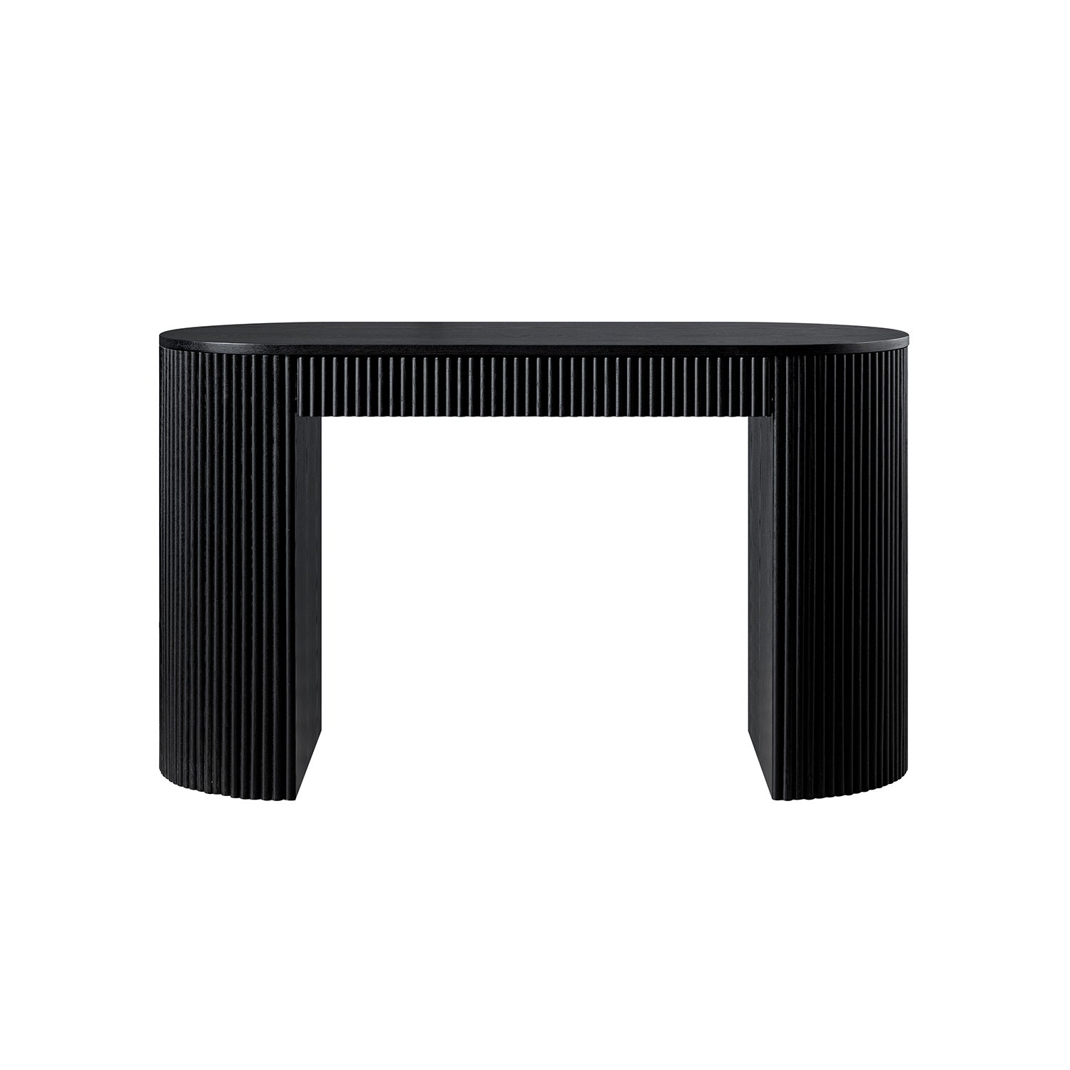 Maru 1-Drawer Writing Desk, Black