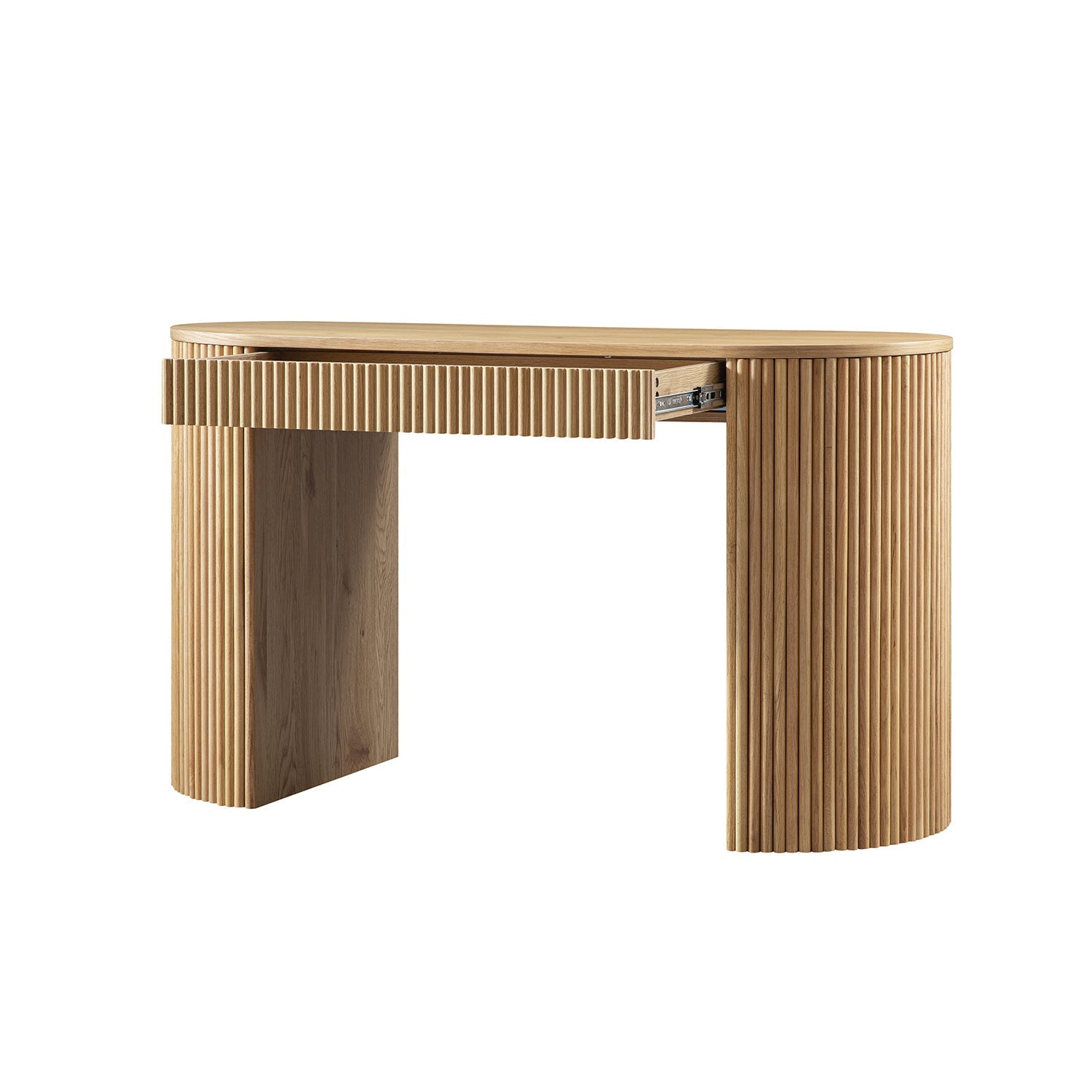 Maru 1-Drawer Writing Desk, Oak