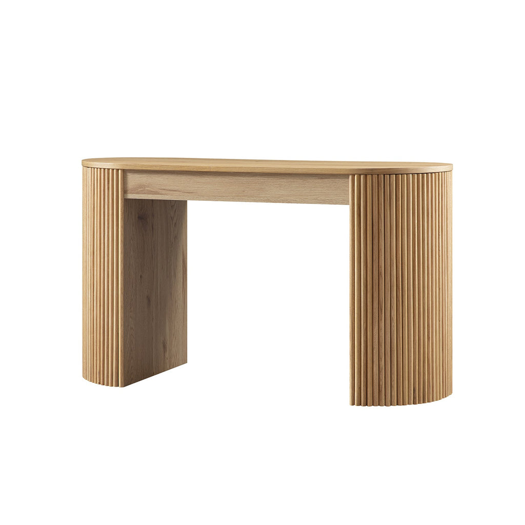 Maru 1-Drawer Writing Desk, Oak