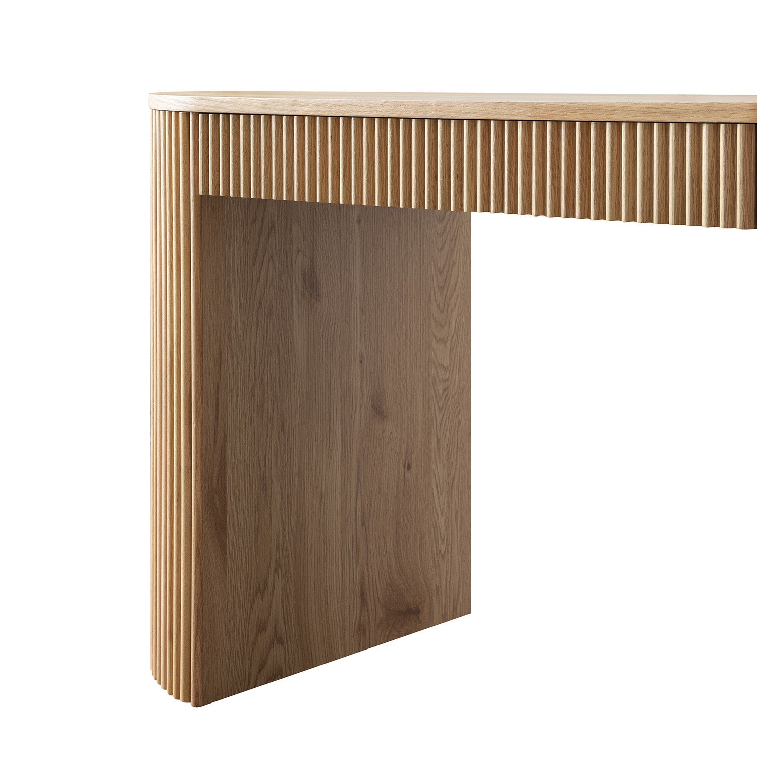 Maru 1-Drawer Writing Desk, Oak