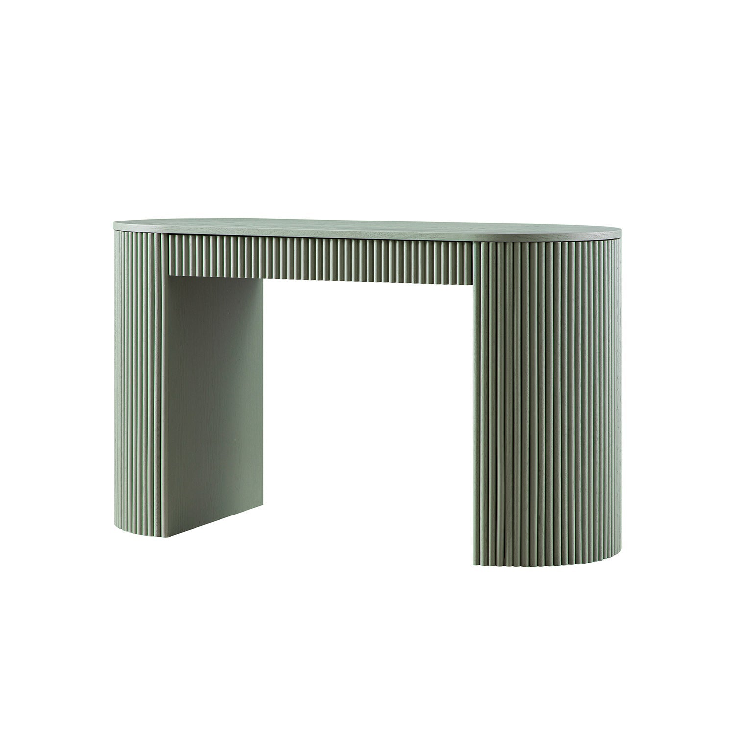 Maru 1-Drawer Writing Desk, Sage Green