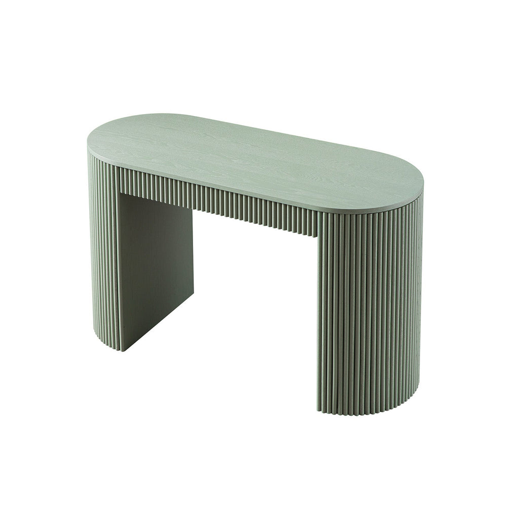 Maru 1-Drawer Writing Desk, Sage Green