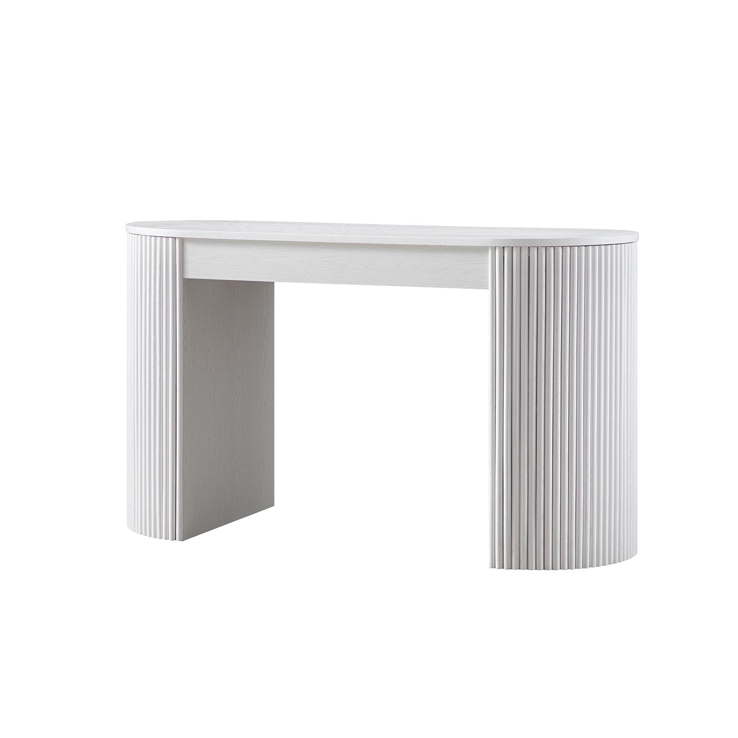 Maru 1-Drawer Writing Desk, Washed White