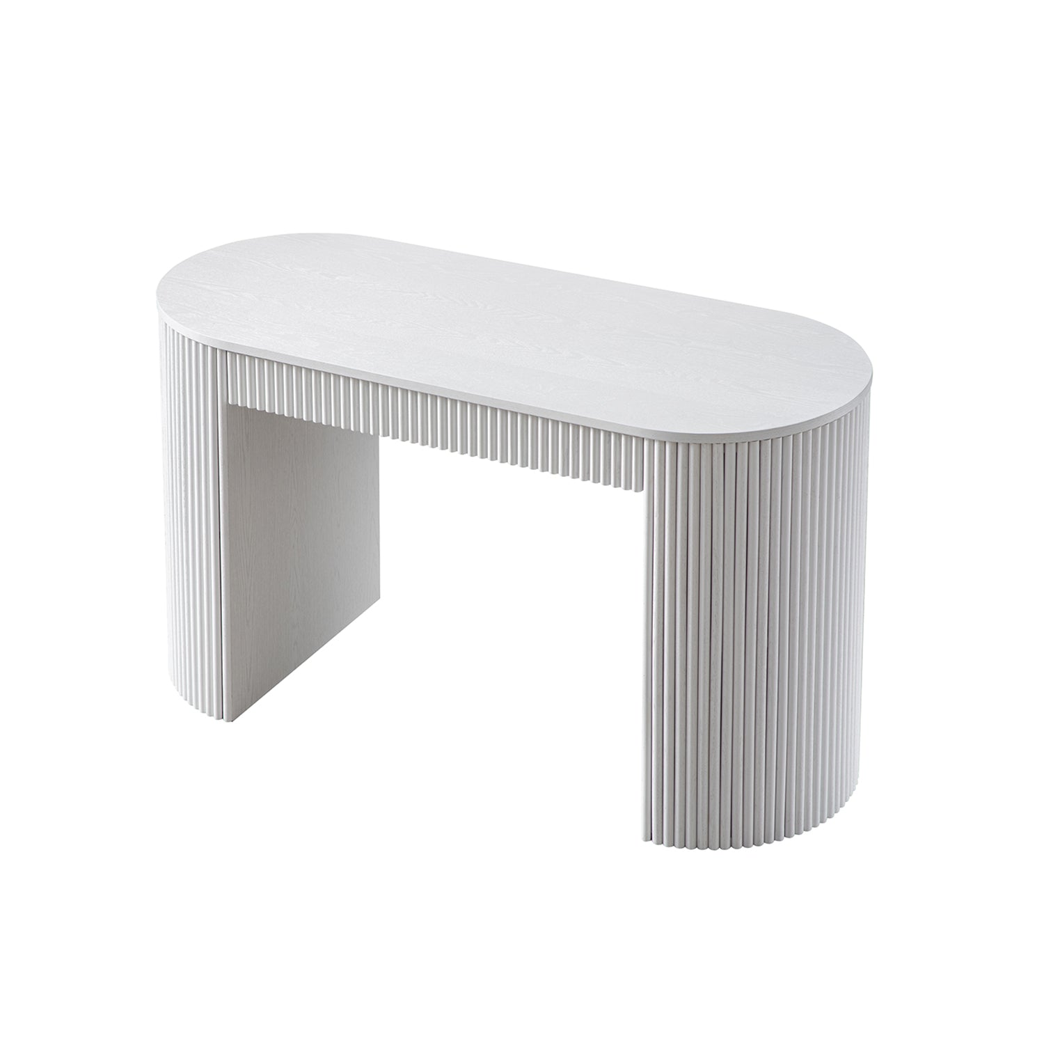 Maru 1-Drawer Writing Desk, Washed White