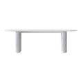 Maru 150cm Dining Bench, Washed White