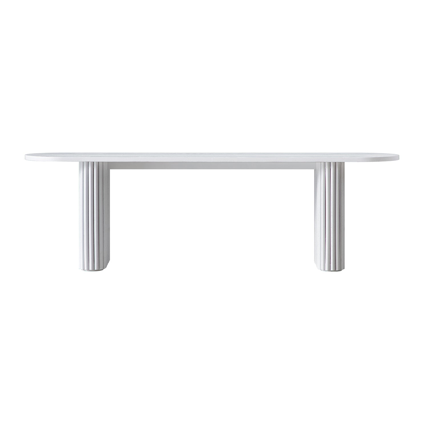 Maru 150cm Dining Bench, Washed White