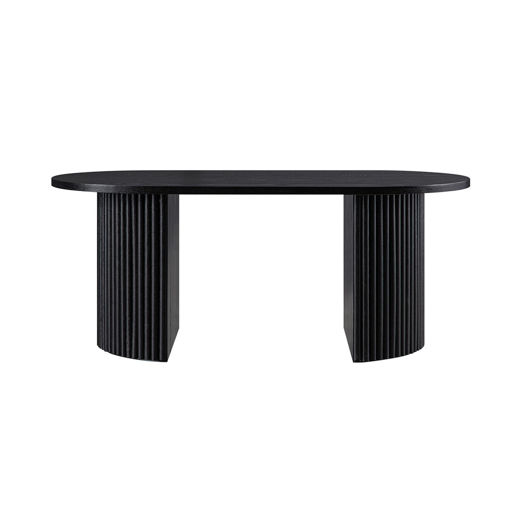 Maru Oval Coffee Table, Black