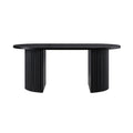 Maru Oval Coffee Table, Black